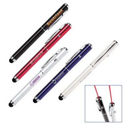 2-in-1 Soft Touch Stylus & Laser Pointer