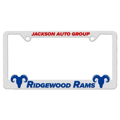 Hi-Impact 3D Traditional License Plate Frame - Abs