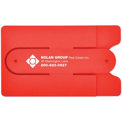 Silicone Phone Wallet With Stand