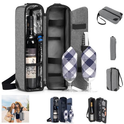 Premium luxury Portable Wine Tote Bag
