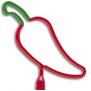 Jalapeno Pepper Multi-Color Inkbend Standard, Bent Pen