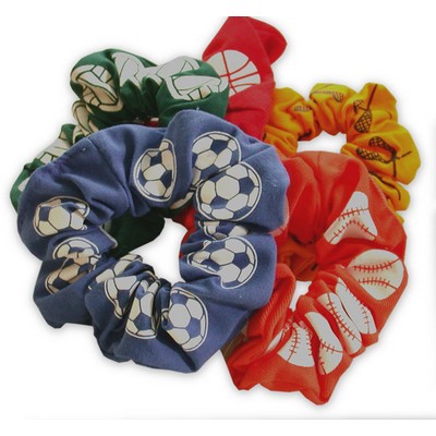 Custom Screen Printed Scrunchie