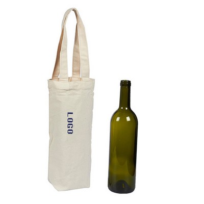 Premium Canvas Wine Carrier Tote
