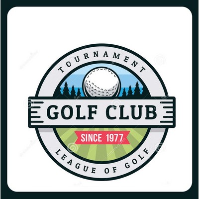 Golf Bag Tag 3.5" x 3.5"