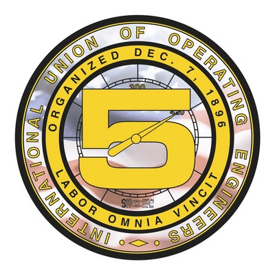 Circle Sticker | 5" dia. | White Vinyl | Permanent Adh Back | Digital