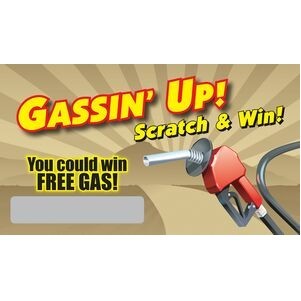 Scratch Off Cards - Gassin' Up! (3"x5")
