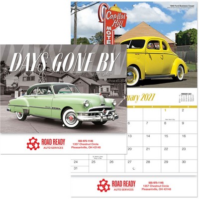 Days Gone By Stapled Wall Calendar