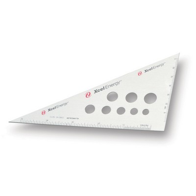 6" 30/60/90 Degree Aluminum Triangle