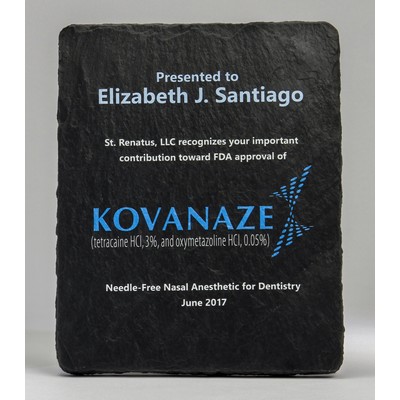 Slate Textured Plaque (8"x10")