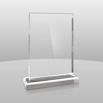 Clear Rectangular Award (7"x5"x2")