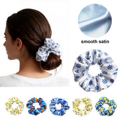 Satin Scrunchie with Custom Imprint