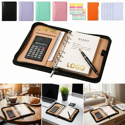 Business Padfolio with Calculator
