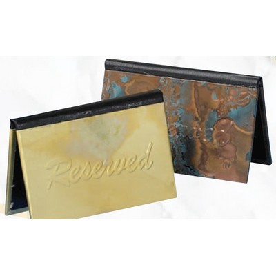 Metal "Reserved" Table Tent