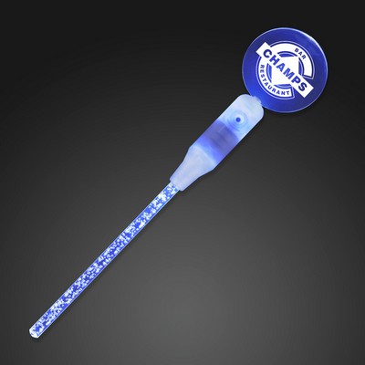 Deluxe Dual Blue LED Cocktail Stirrer - PRINTED