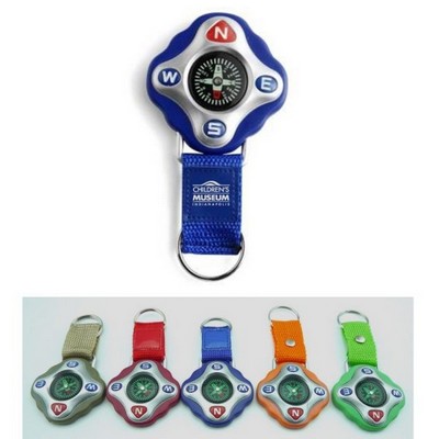 Navigation Compass Tool Keychain