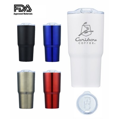20oz Double Wall Stainless Steel Tumbler Vacuum Insulated. Metal Coated.