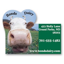 Re-Stick-It Decal (2.125"x2.875") Rectangle w/Heart