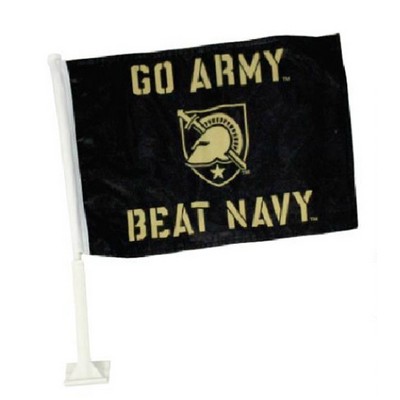 Basic Car Flag 18"x12" with 18" Premium Heavy Duty 18" Pole