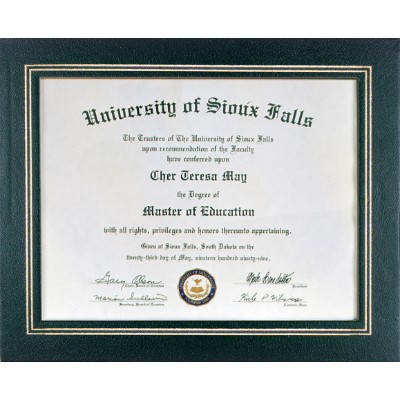 Certificate Holder - Black with a poly window - Holds 8-1/2" x 11" Certificate