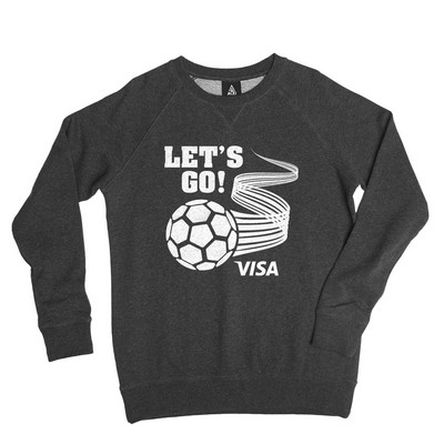Soccer ACE Melange French Terry Crew Sweatshirt