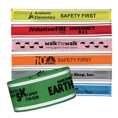 Nylon Reflective Snap Band (Spot Color)