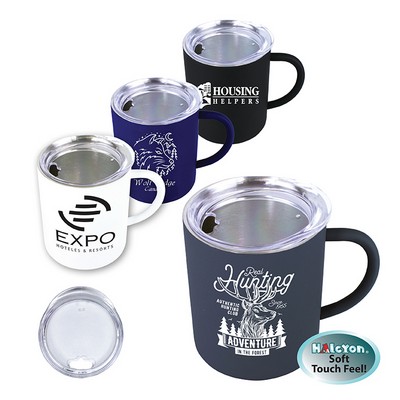 14 Oz. Halcyon® Coffee Mug w/Acrylic Lid