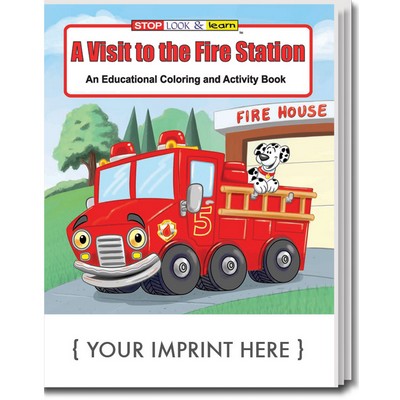 A Visit to the Fire Station Coloring & Activity Book
