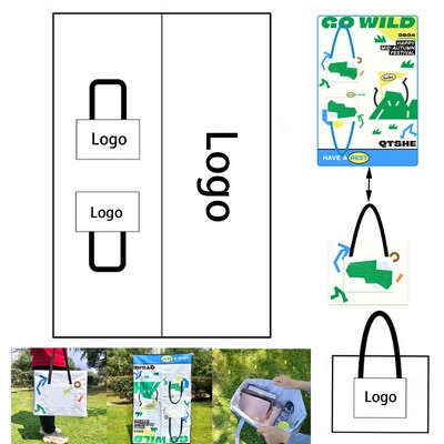 Foldable Picnic Mat with Handheld Lunch Bag