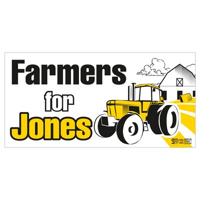 1 Day Bumper Sticker | Rectangle | 3 3/4" x 7 1/2" | White Vinyl