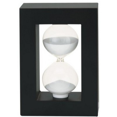 High Tech Round Hour Glass Timer In Frame