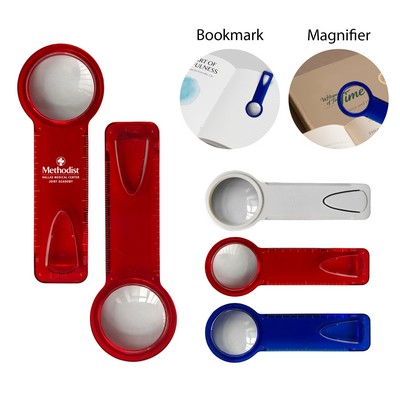 Magnifier Bookmark with Ruler