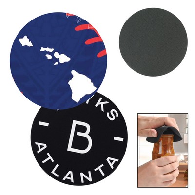 Round Microfiber Jar Opener