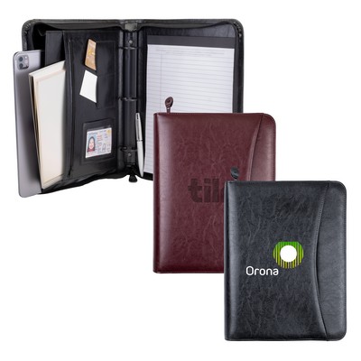 Journal Zipper 3-Ring Portfolio