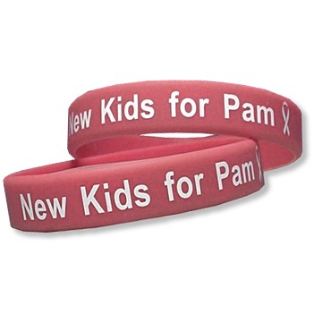 Screen-Printed Silicone Wristband