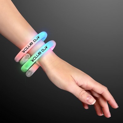 Multicolor Lights Flashing Tube Bracelets - PRINTED