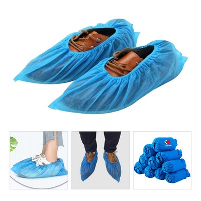 Disposable Non-Woven Shoe Covers (Elastic Top, One Size)