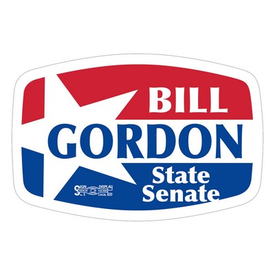 Lapel Sticker | Rounded Rectangle | 2" x 3"