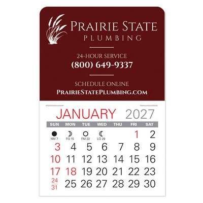 Value Stick Calendar - Traditional Shape