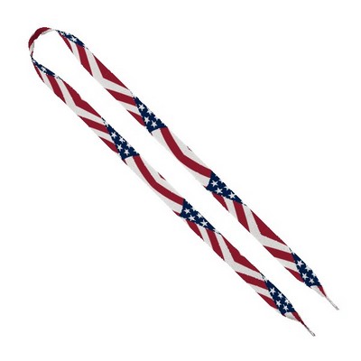 3/4" Dye-Sublimated Waffle-Weave Shoelaces (pair)