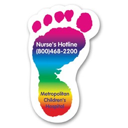 Re-Stick-It Decal (2"x3.125") Left Foot Shape