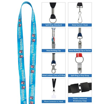 Good Value™ 1/2" Fine-Print Lanyard