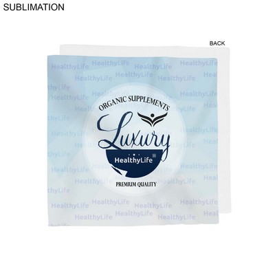 Domestic Made Oversize Bandana, 27x27, Sublimated Edge to Edge 1 side