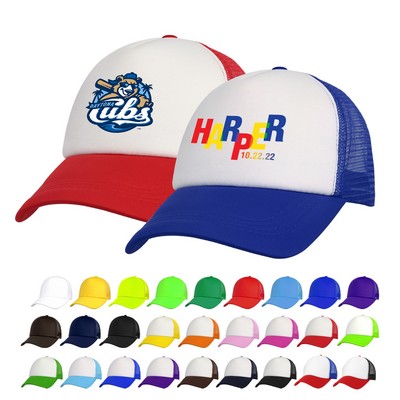 5 Panel Foam Trucker Mesh Cap