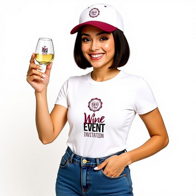 Plastic Sampler Stemless Wine Glass.