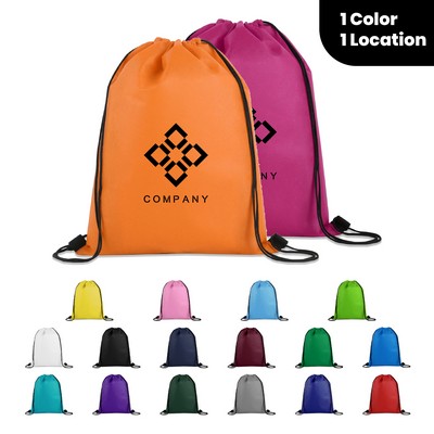 Waterproof Double Drawstring Cinch Backpack