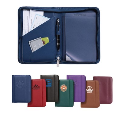 Junior Zippered Padfolio (7 Colors)