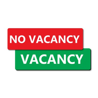 Custom Double-Sided Magnet 9 sq/in Full Color Imprint White Vinyl Topcoat