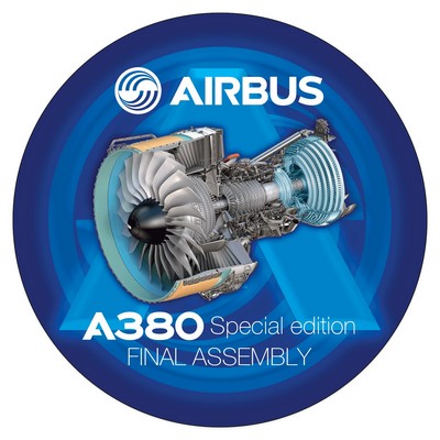 Circle Sticker | 7" dia. | White Vinyl | Permanent Adh Back | Digital