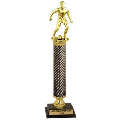 Diamond Cut Aluminum Column Trophies