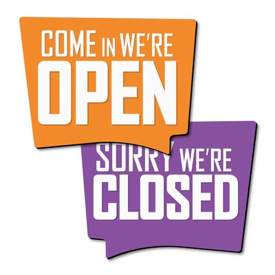 .040 Custom Shape Double-Sided Magnets (12.1 to 16 square inches) Full Color Digital Imprint